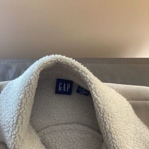 Gap long faux suede coat